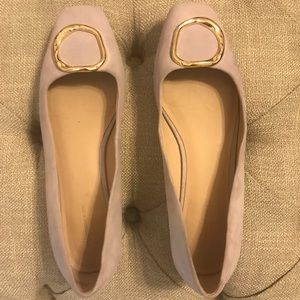 Something Navy flats